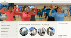 Desktop Screenshot of kurreisecenter.de