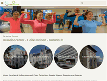 Tablet Screenshot of kurreisecenter.de